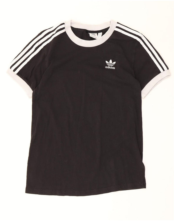 T-shirt damski ADIDAS Top UK 4 XS, czarny, bawełniany