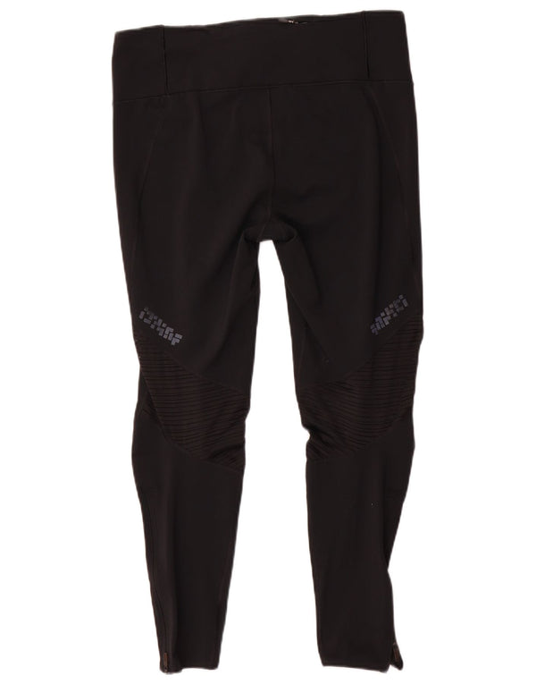 Damskie legginsy adidas Climacool Graphic UK 16/18, duże, czarne, poliestrowe