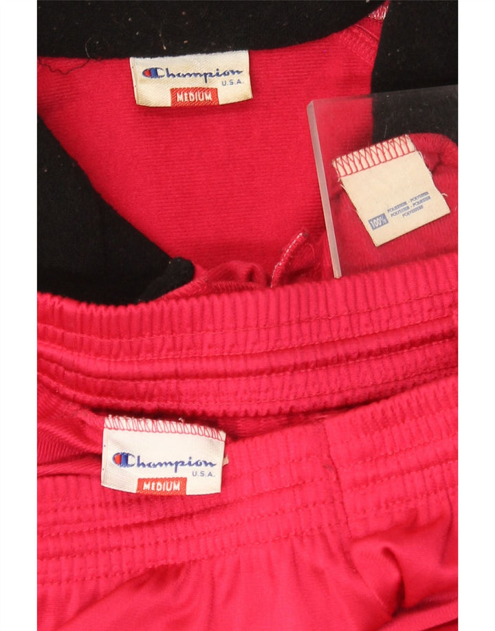 Pełny dres męski Champion, średni czerwony, poliester