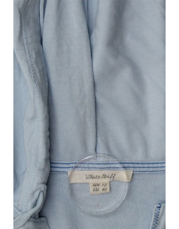 Damski sweter z kapturem WHITE STUFF UK 12, średni niebieski, bawełniany