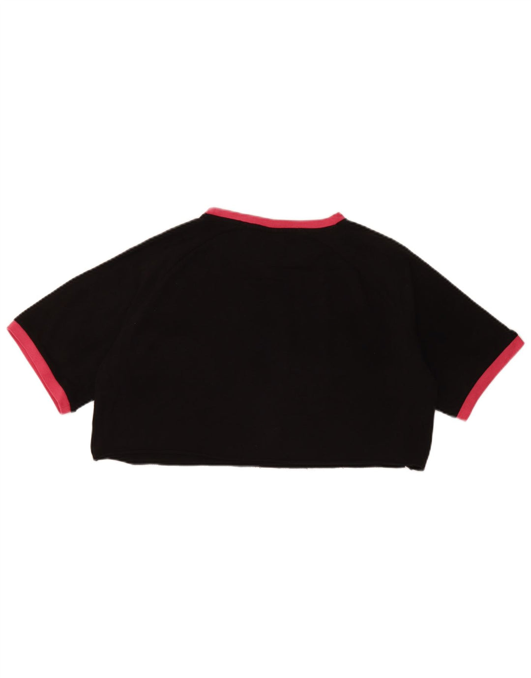 Damska koszulka KAPPA Crop Oversize z grafiką Top UK 10 Small Black Cotton