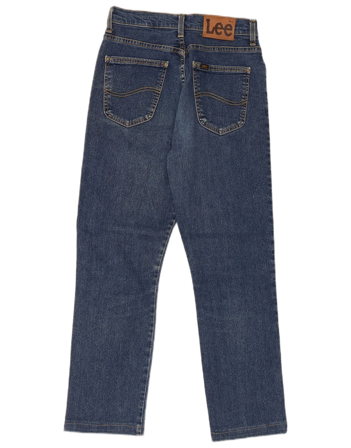LEE Womens High Waist Straight Jeans W28 L28 Blue