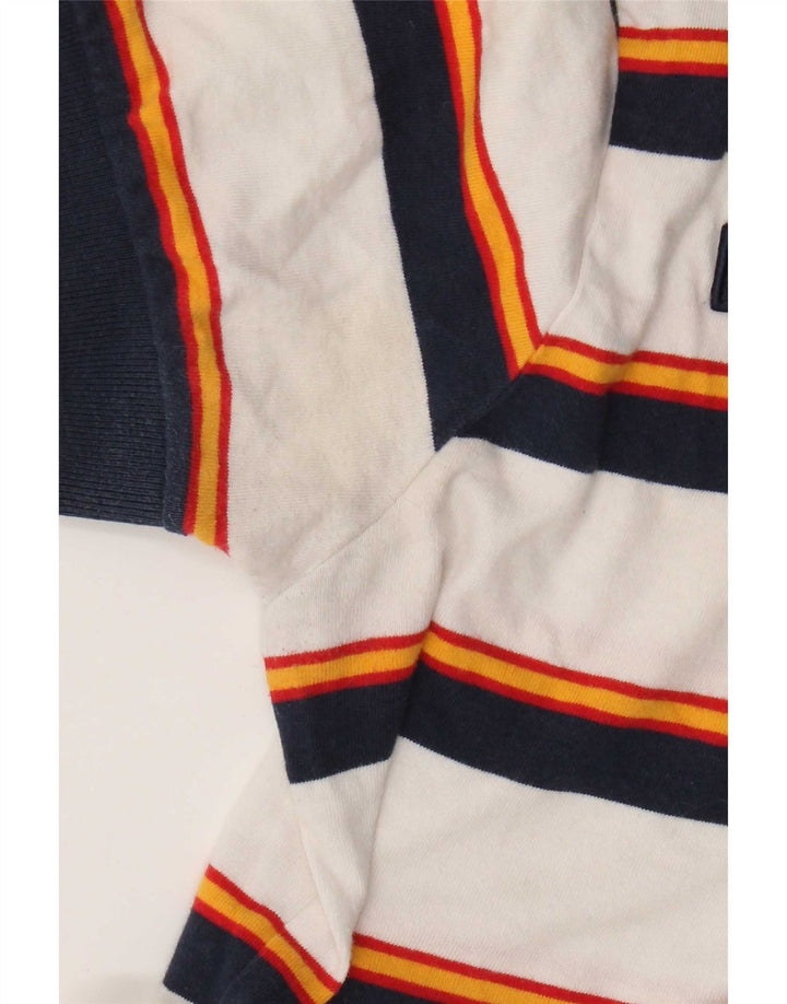 Męska koszulka polo Ellesse w małe białe paski, bawełniana