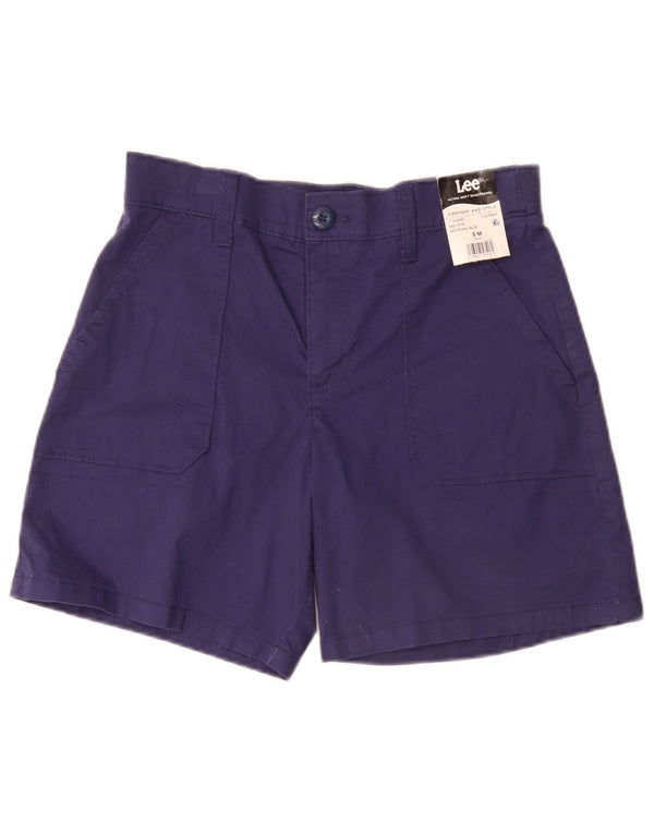 Damskie spodenki Chino Lee ze średnim stanem US 8 Medium W30 Granatowa bawełna