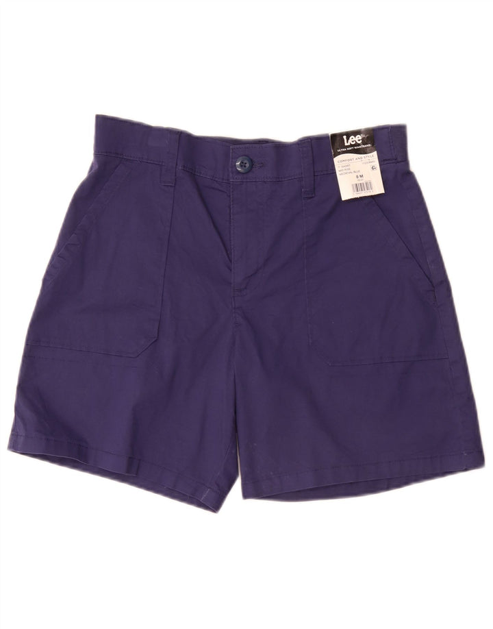 Damskie spodenki Chino Lee ze średnim stanem US 8 Medium W30 Granatowa bawełna
