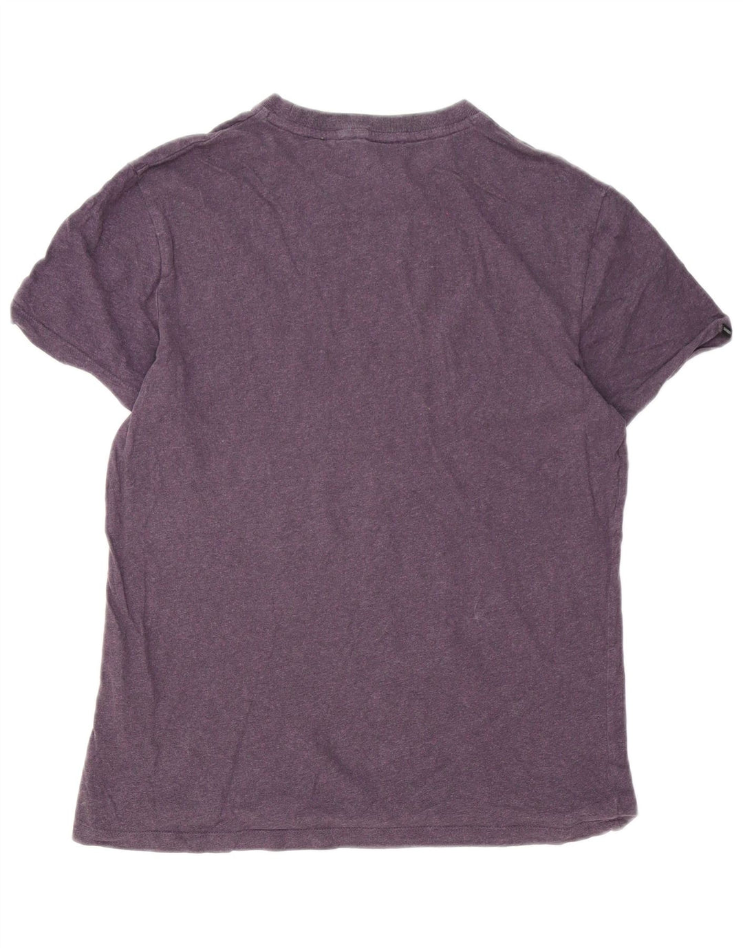T-shirt męski Superdry Średni fioletowy bawełniany
