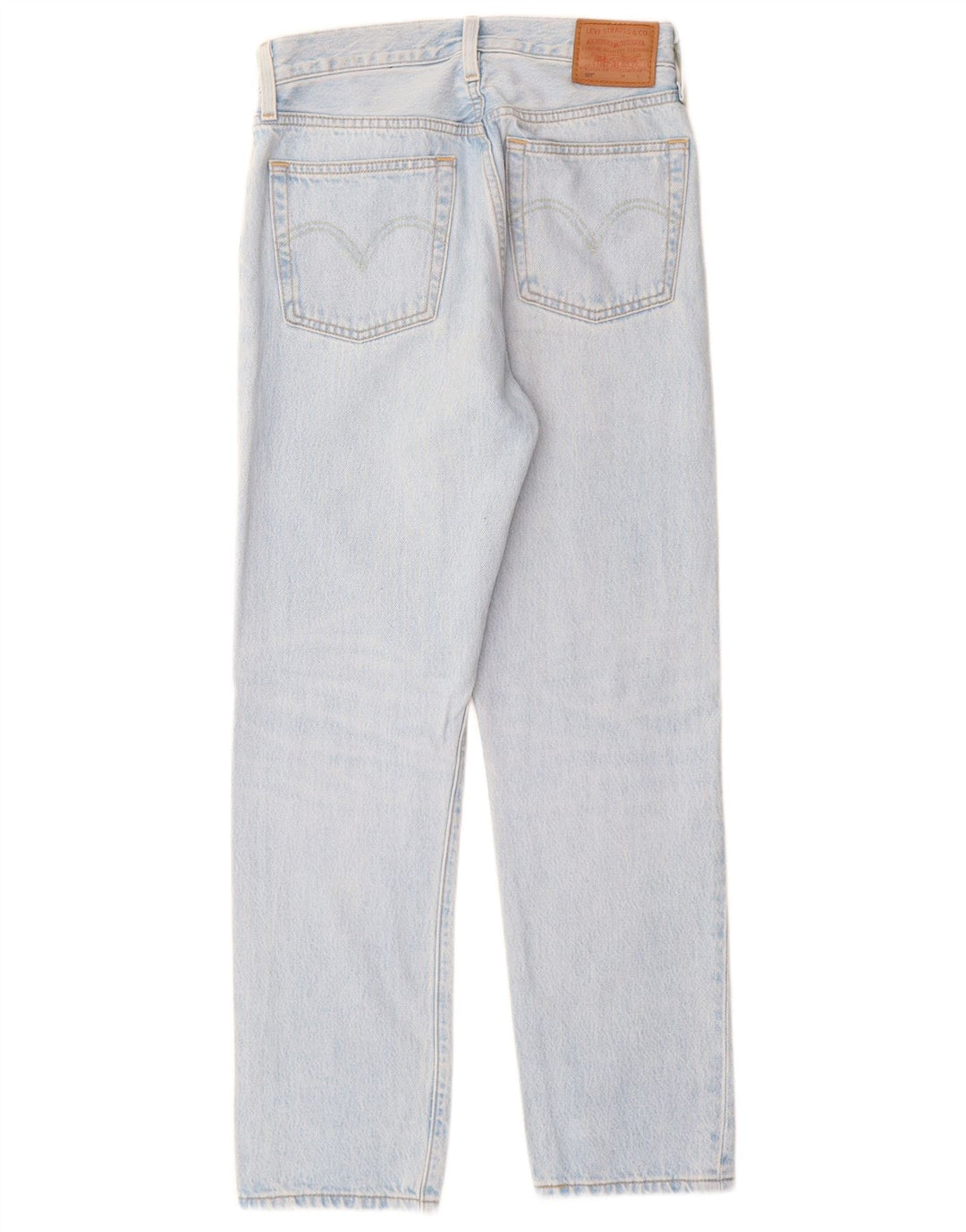 Damskie jeansy LEVI'S 501 Straight W26 L28 Niebieskie bawełniane