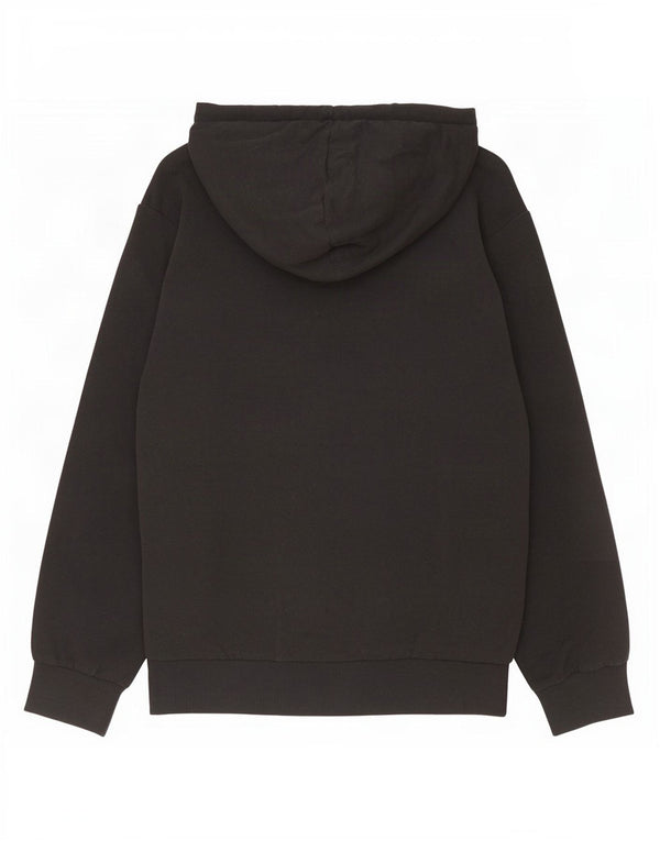 Męski sweter z kapturem Jack & Jones z grafiką XL, czarny, bawełniany