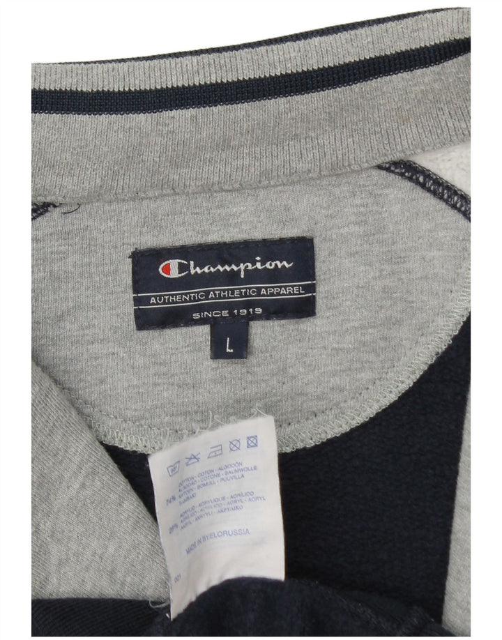 Męska kurtka dresowa Champion Heritage Classics, duża, granatowa