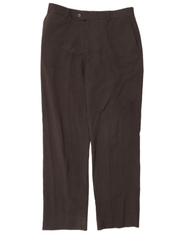 Męskie proste spodnie chino Zara EU 44 Large W34 L32 brązowe