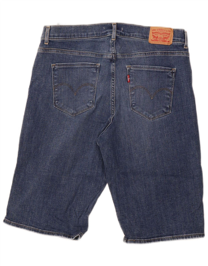 Damskie spodenki jeansowe Levi's Bermudy W30 Średni niebieski, bawełniany