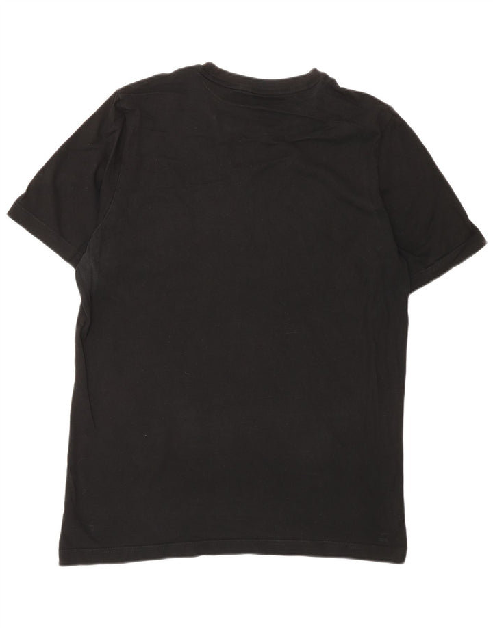 Męska koszulka z grafiką PUMA, średnia czarna bawełna