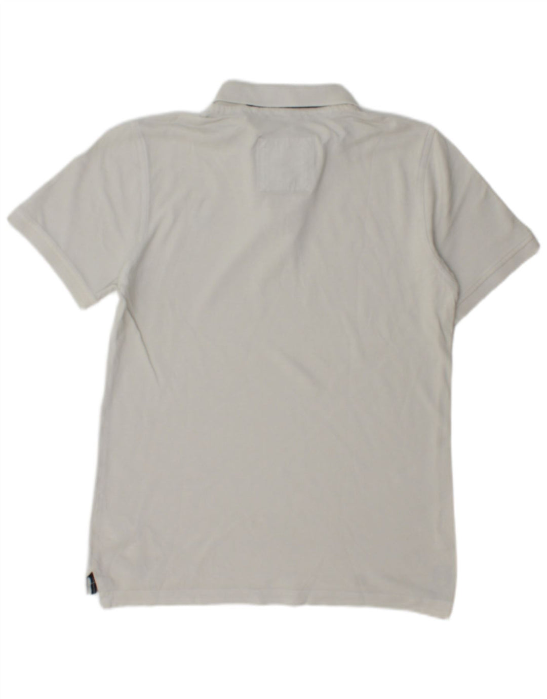 CREW CLOTHING Męska koszulka polo, mała, beżowa, bawełniana