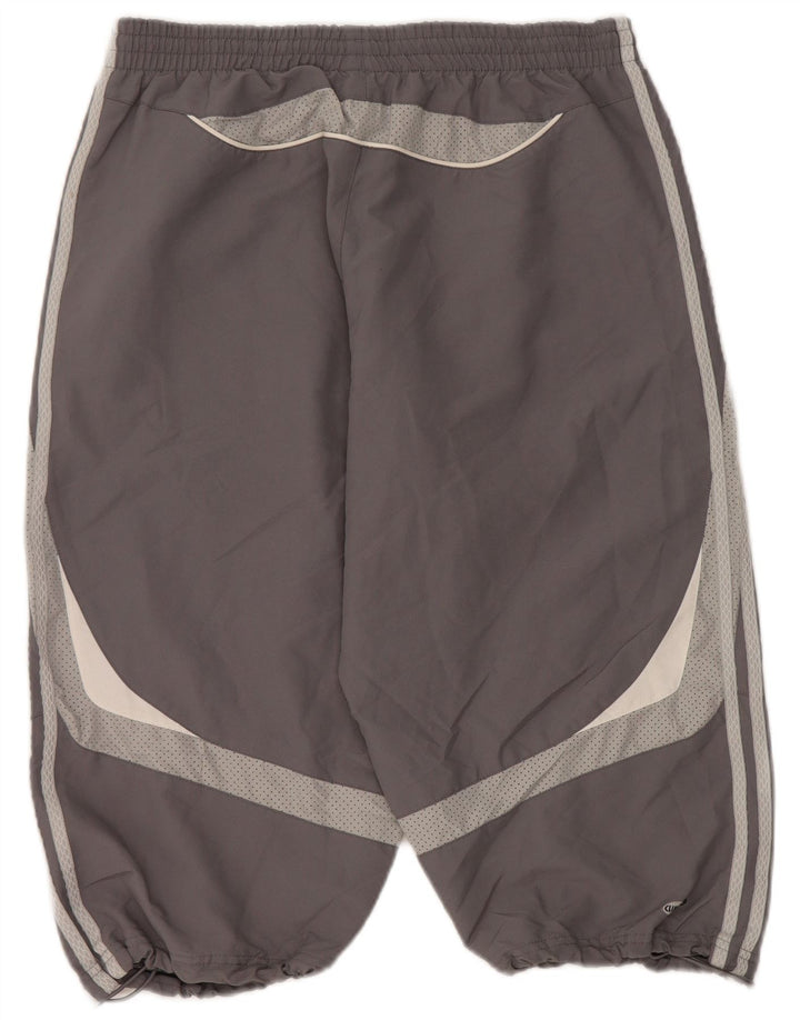 Męskie spodenki sportowe Adidas, średnioszary, poliester z blokami kolorów