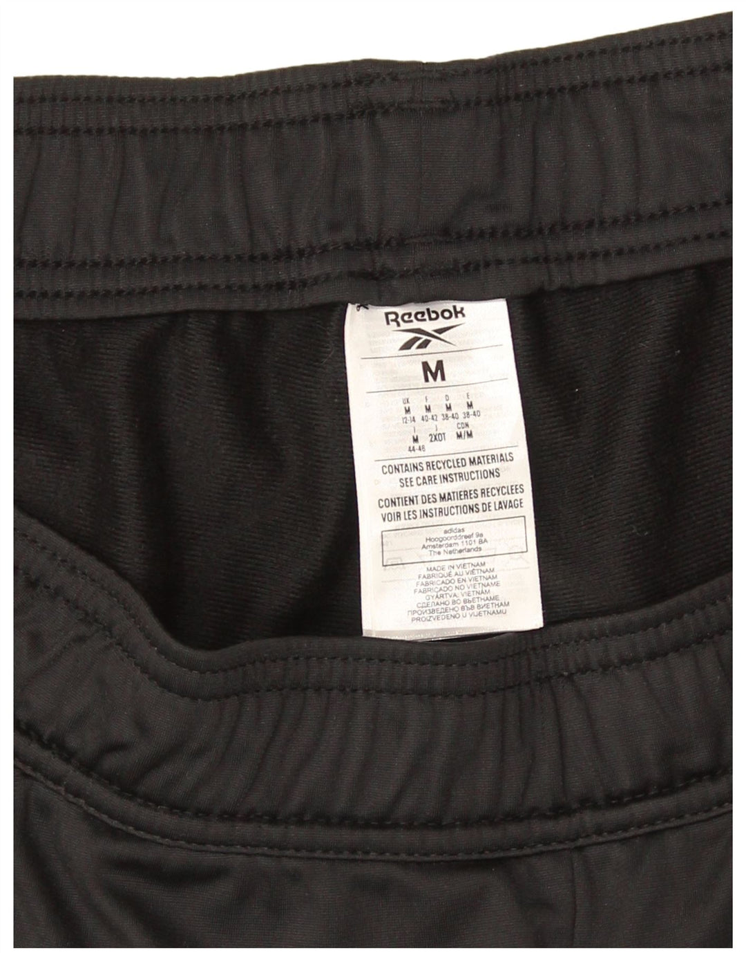 Damskie spodnie dresowe Reebok Joggers UK 12/14 Średni czarny poliester