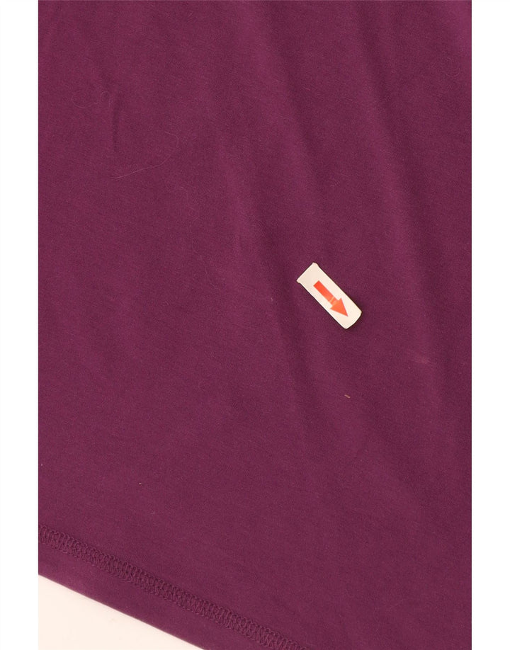 Damski top graficzny Marlboro Classics z długim rękawem, UK 12, średni fiolet