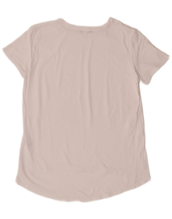 T-shirt damski Zara Top UK 10 Small, biały, bawełniany