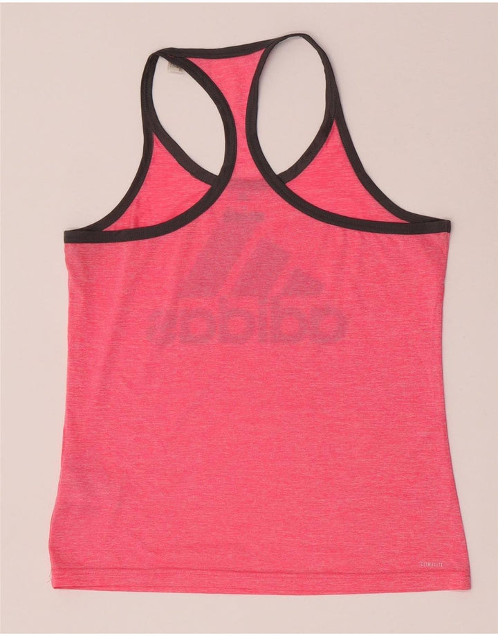 Damska kamizelka Adidas Climacool Graphic Top UK 12/14 Średni różowy poliester