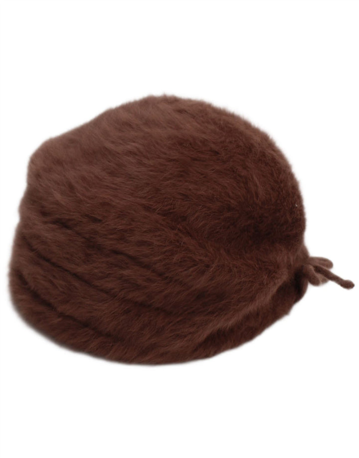 Damska czapka typu beanie Kangol ze sztucznego futra, średnio brązowa