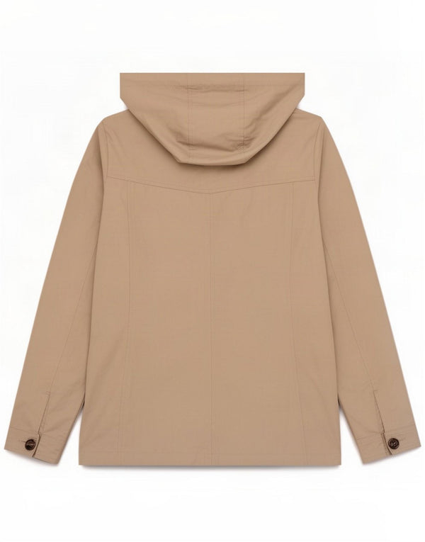 Marks & Spencer Damska kurtka z kapturem UK 8 Small Beige Cotton