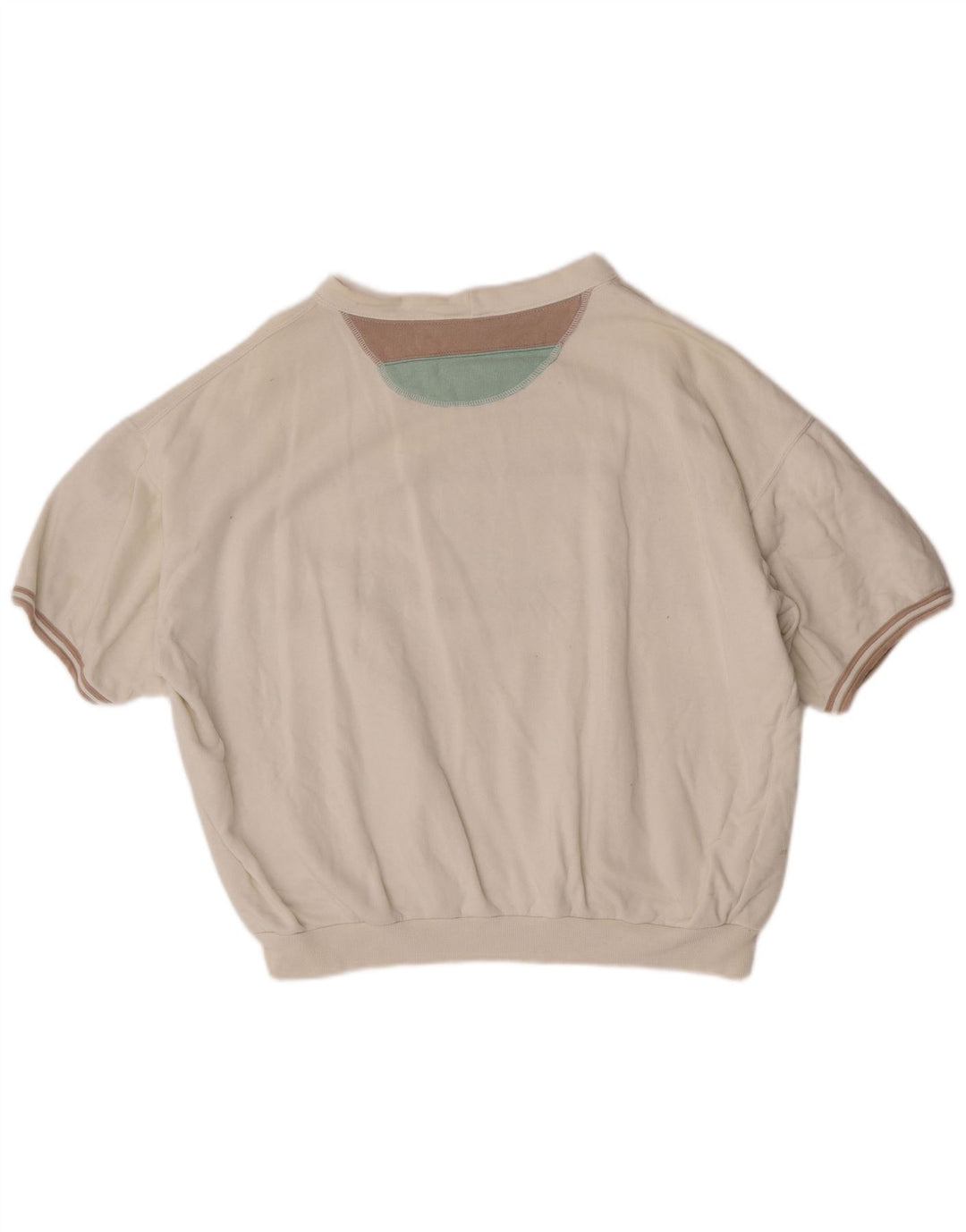 Damska bluza oversize z grafiką Iceberg UK 18 XL w białe paski