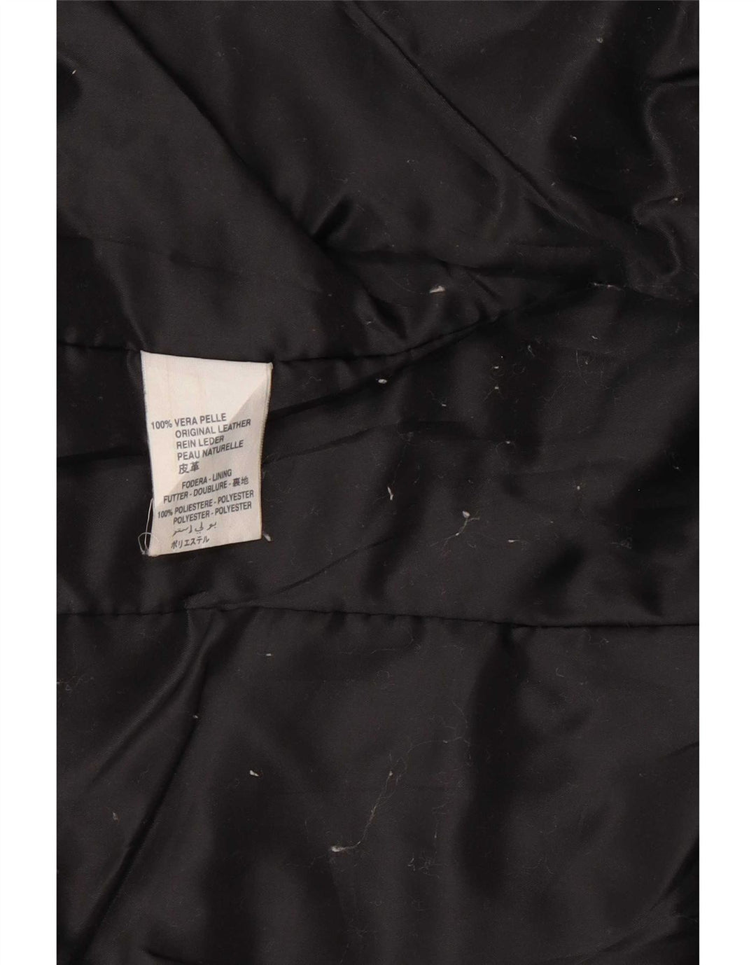 Vintage damska kurtka typu racer ze skóry Crop IT 42 średni brąz