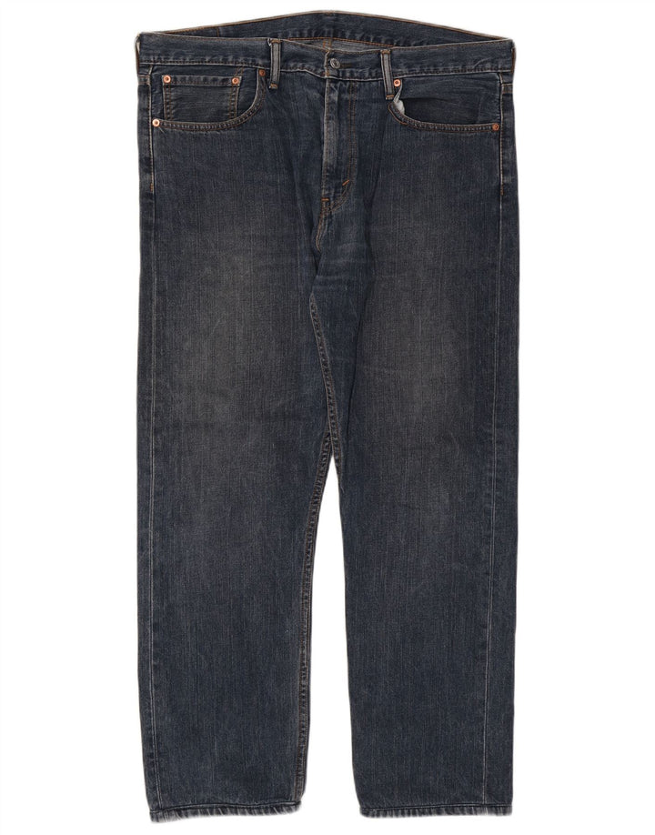 Męskie dżinsy Levi's 508 Straight W36 L29 Granatowa bawełna