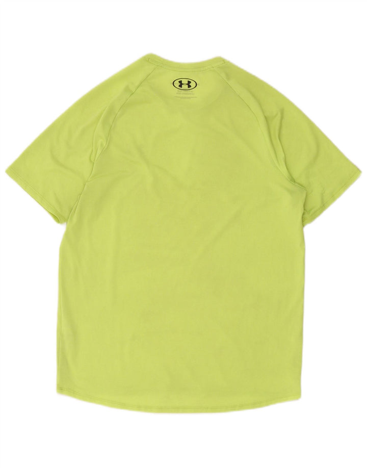 Under Armour Męski T-shirt Top, średni zielony poliester