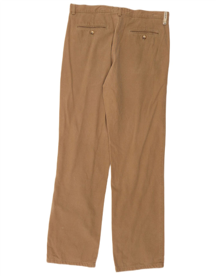 Spodnie chino męskie TRUSSARDI IT 50 Large W34 L34 Beżowe prążki