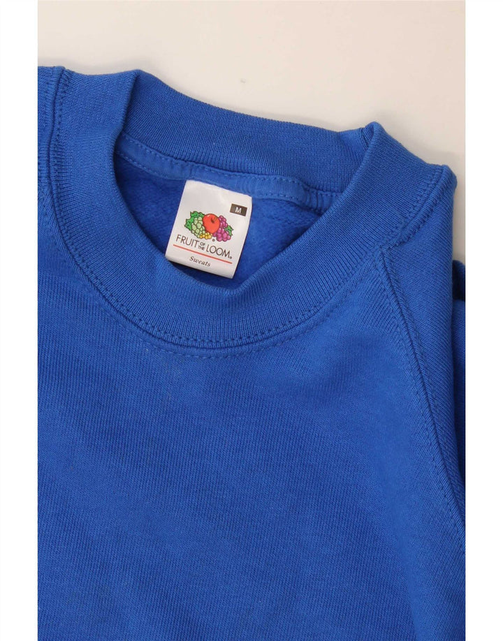Męska bluza dresowa Fruit Of The Loom o regularnym kroju, średnioniebieska, bawełniana