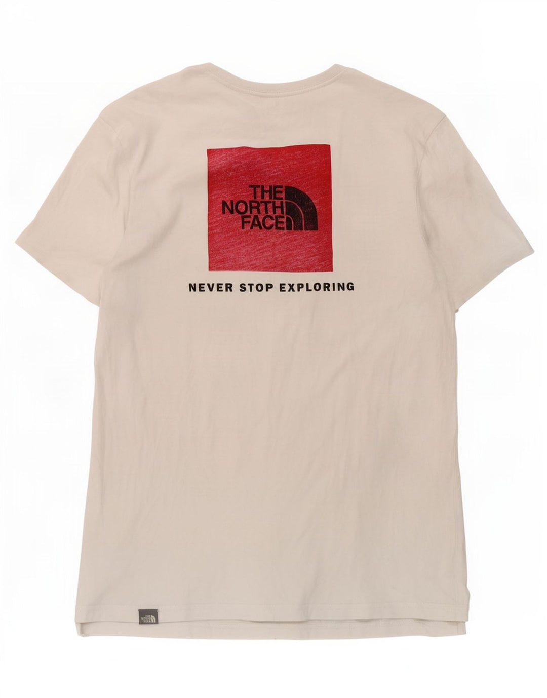 Męski T-shirt z grafiką The North Face, średni biały, bawełniany
