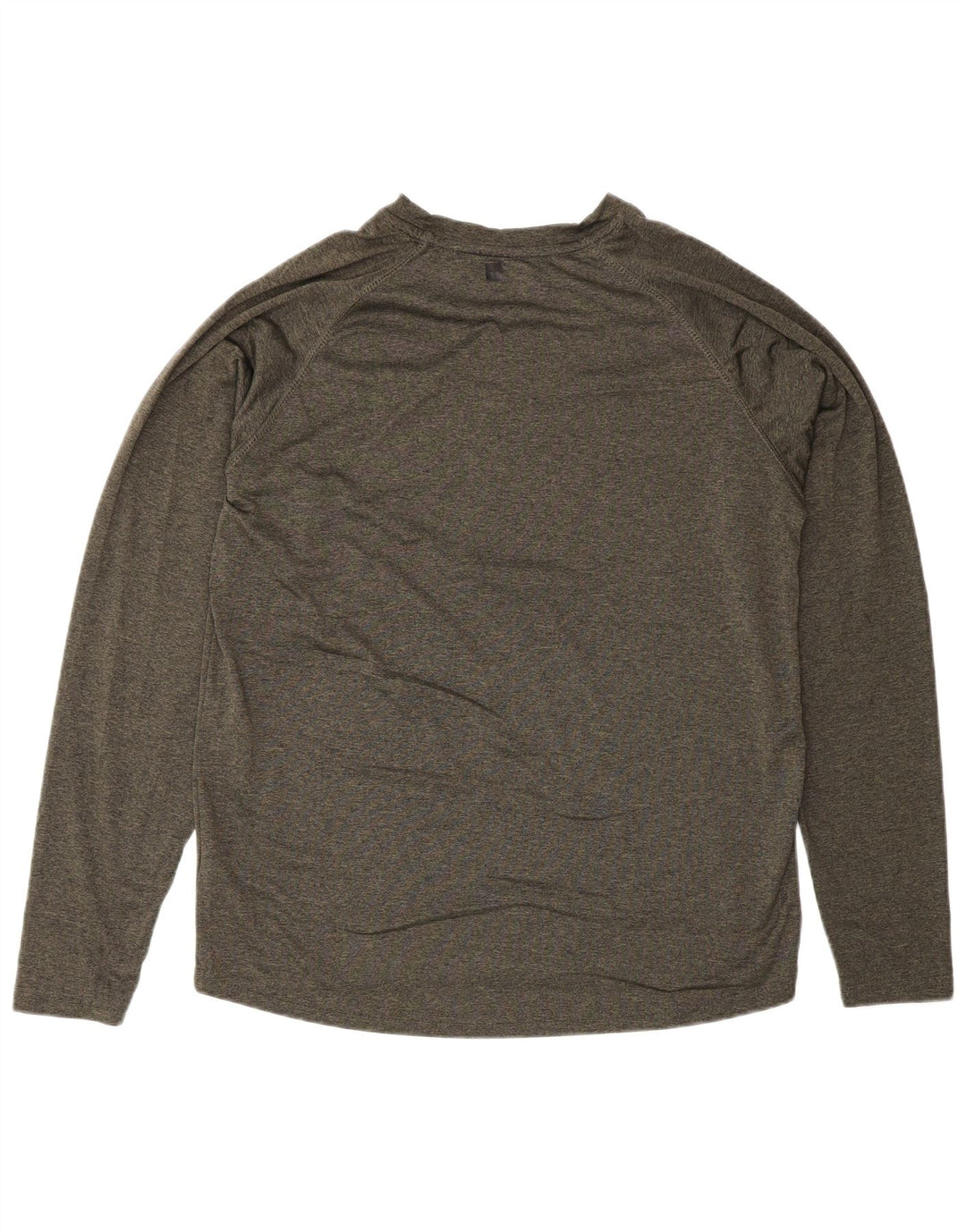 Męski top IsoCool Mountain Warehouse z długim rękawem, średni khaki, nakrapiany