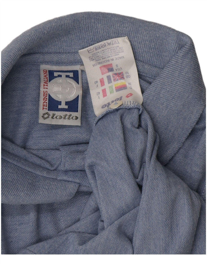 Damska bluzka LOTTO bez rękawów, krótka, niebieska, UK 10