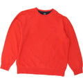 IZOD Mens Sweatshirt Jumper Large Red Cotton Vintage Izod and Second-Hand Izod from Messina Hembry 