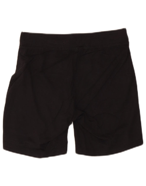 Champion Womens Sport Shorts UK 12 Medium Black Cotton