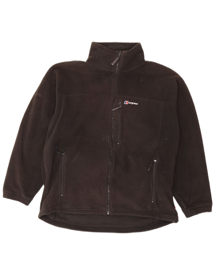 Damska kurtka polarowa oversize Berghaus UK 18 XL, czarna, poliester