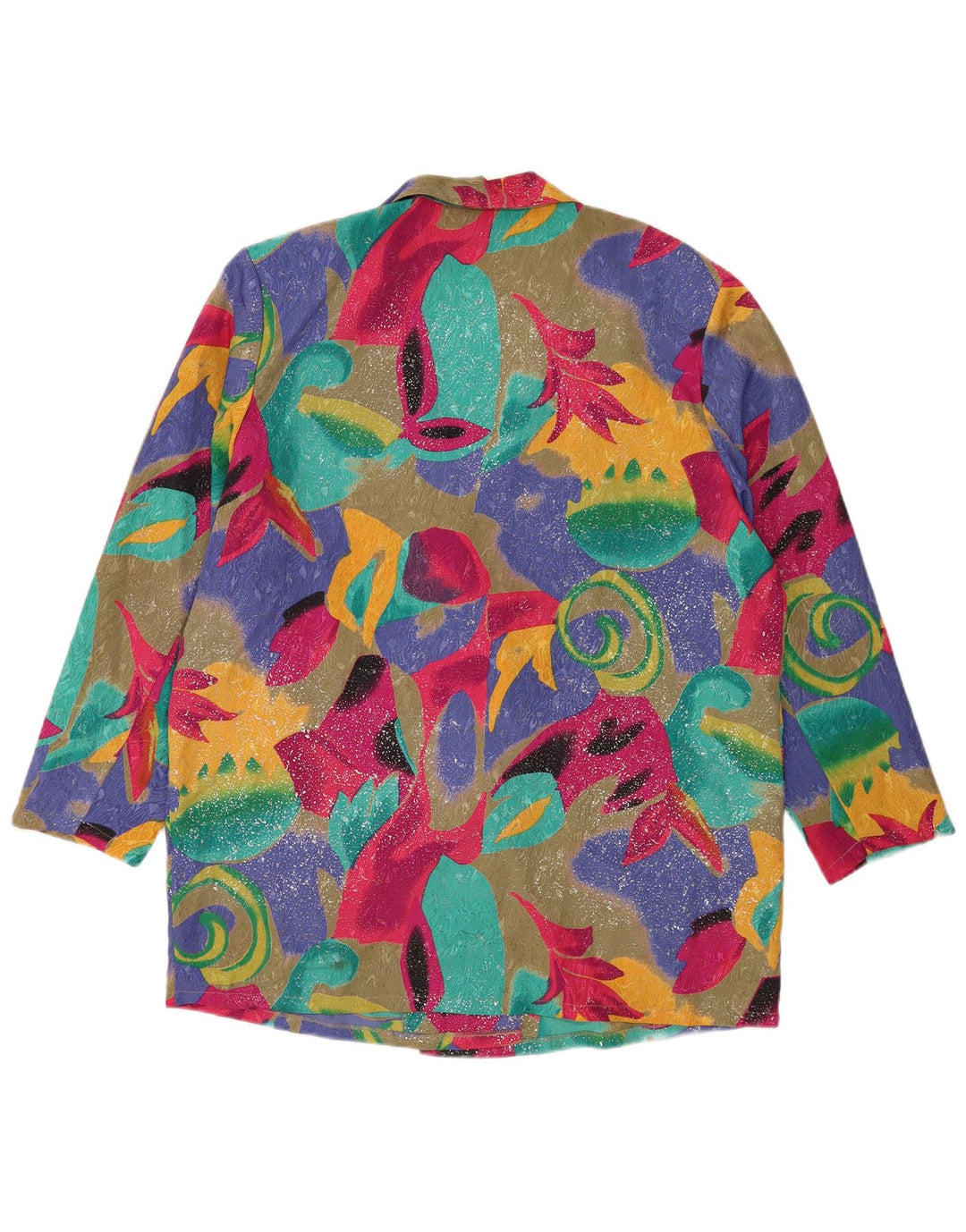 Damska marynarka oversize Yessica EU 46 XL, wielokolorowa, geometryczna
