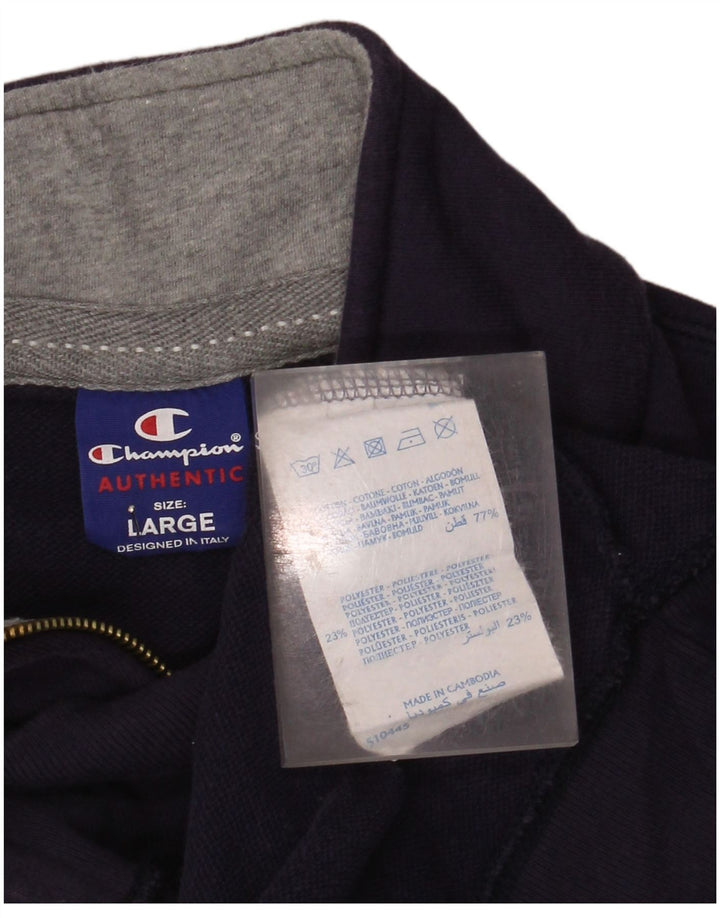 Kurtka męska Champion USA dresowa, duża, fioletowa, bawełniana