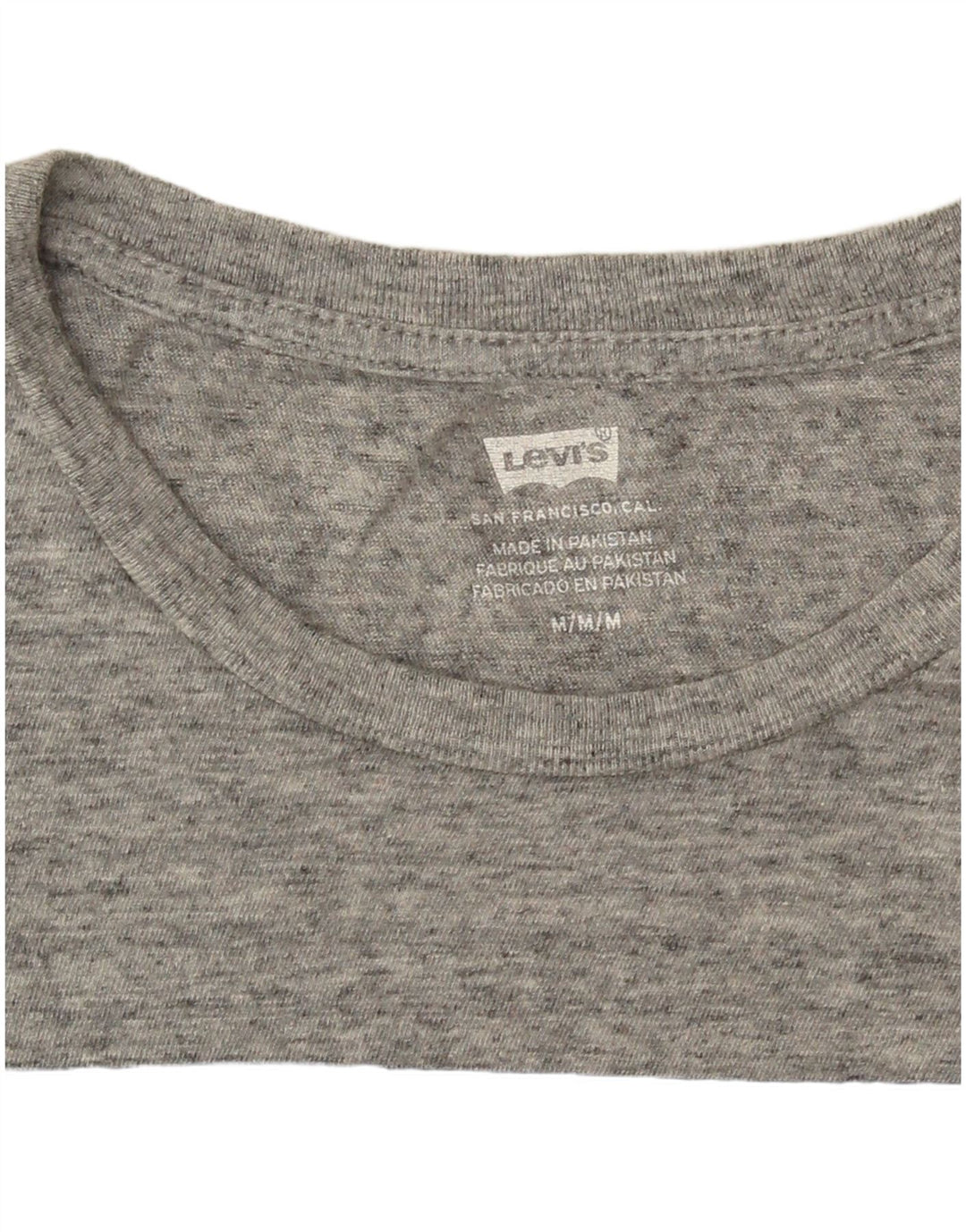 Damska koszulka z grafiką Levi's Top UK 14 Medium Grey Flecked Logo