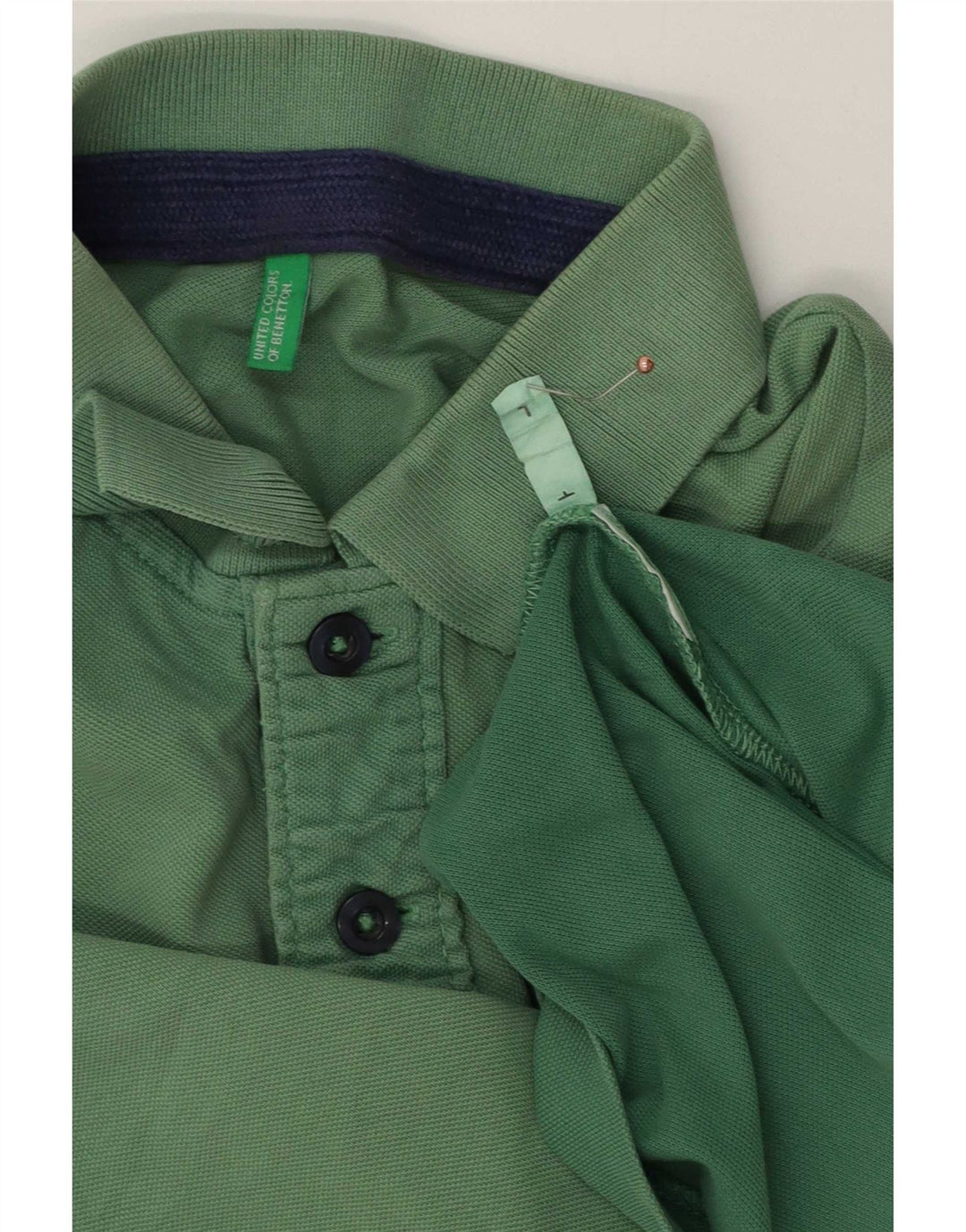 Męska koszulka polo Benetton, duża, zielona