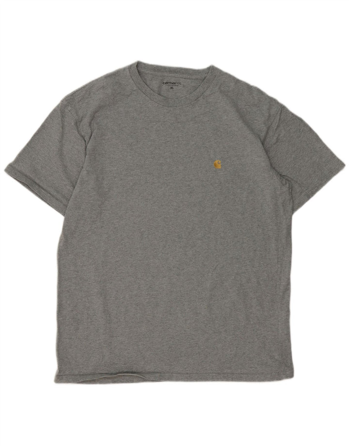 T-shirt męski Carhartt XL, szary, bawełniany