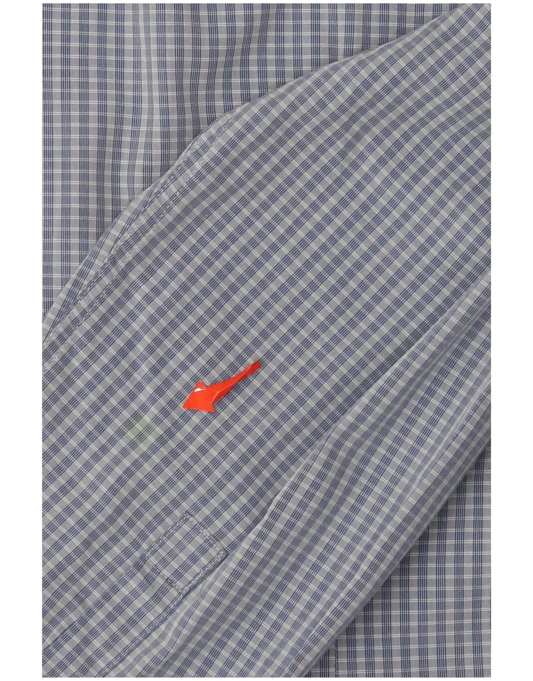 Koszula męska Calvin Klein Slim Fit, rozmiar 43 17 XL, niebieska kratka