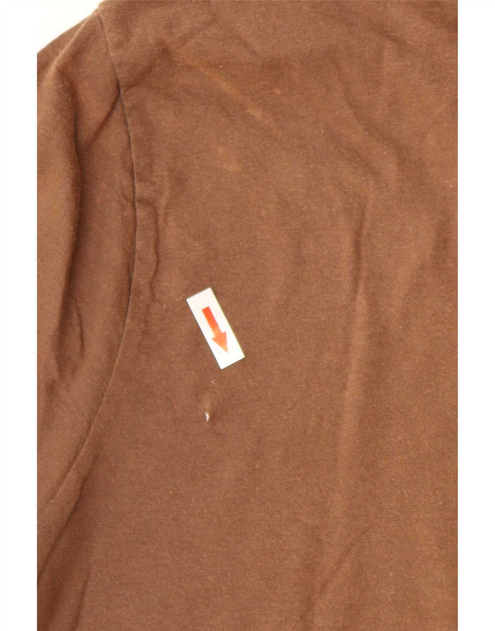 Męska koszulka z grafiką Levi's, bawełniana, średnio brązowa