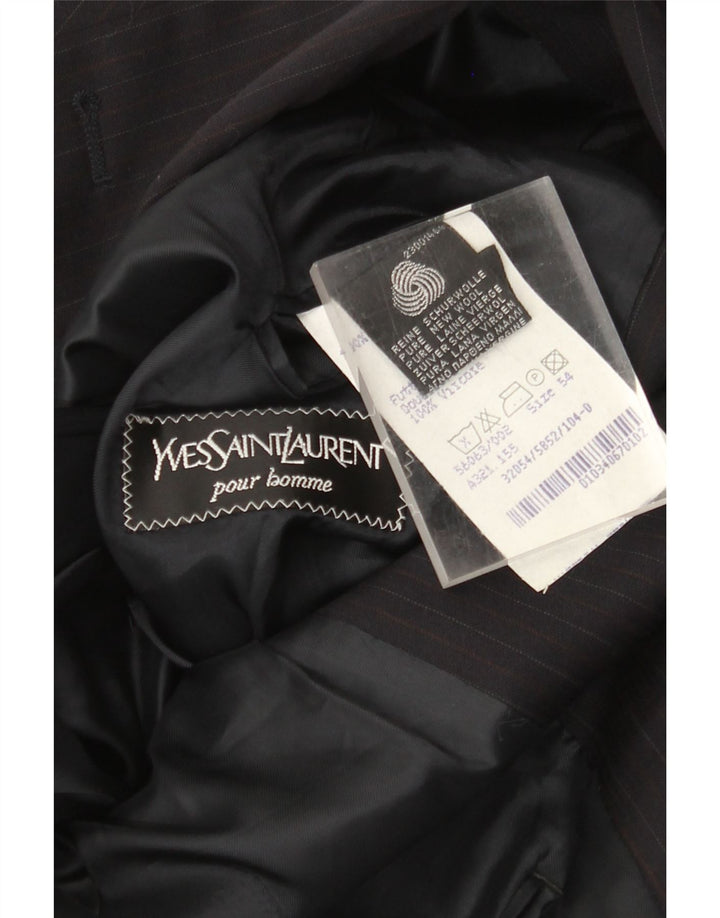 Męska marynarka Yves Saint Laurent IT 54 2XL Granatowa w prążki