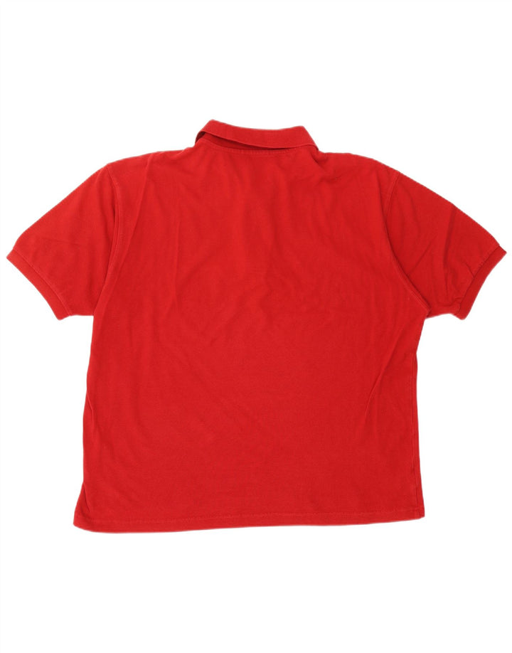 Męska koszulka polo Fred Perry XL, czerwona, bawełniana