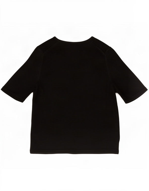 T-shirt damski Marks & Spencer Top UK 12, średni czarny akryl
