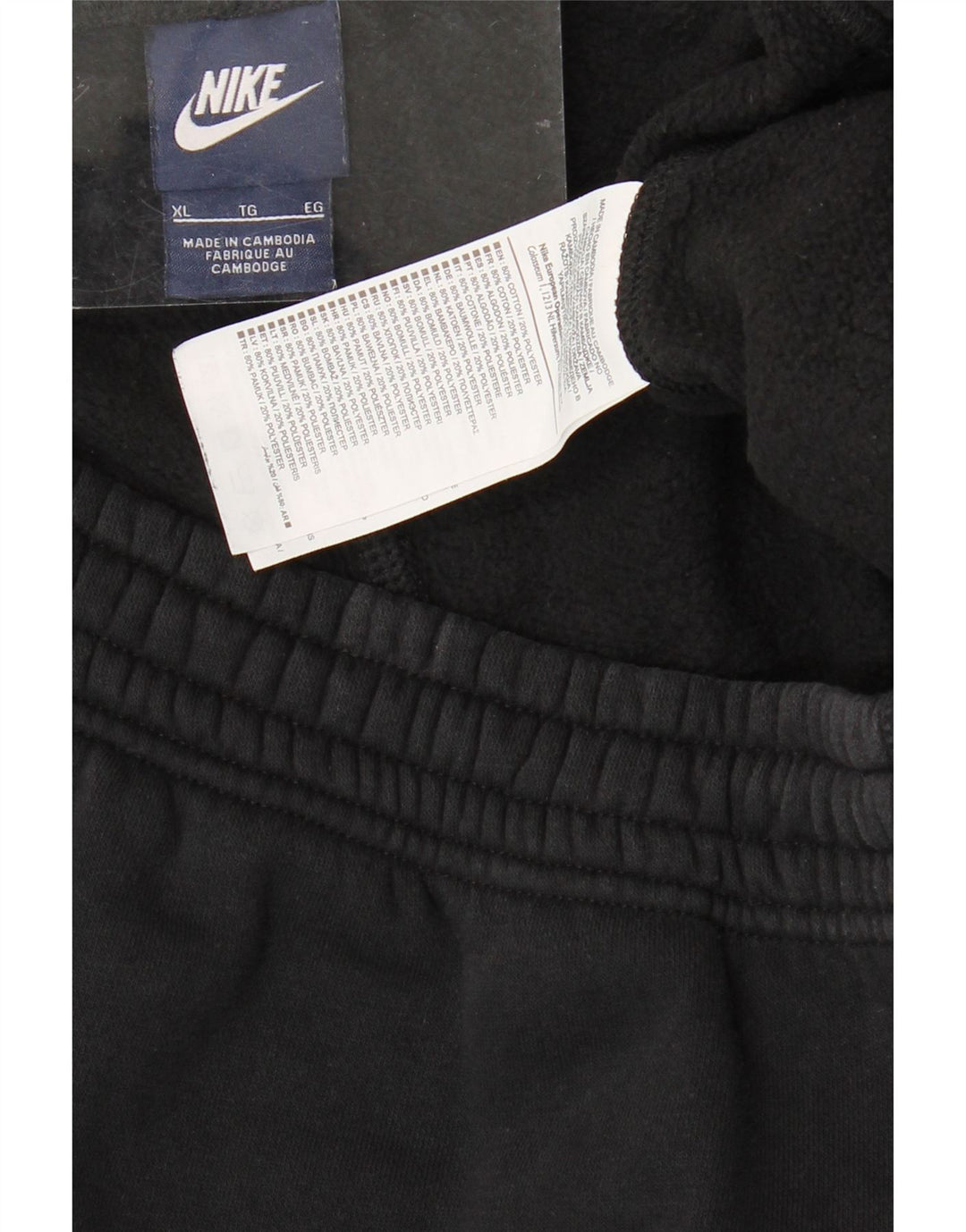 Męskie spodnie dresowe NIKE Joggers XL, czarne, bawełniane