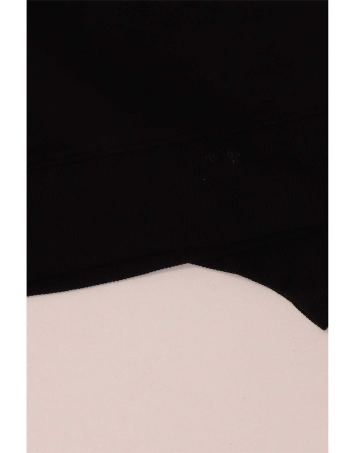 Damski sweter oversize Zara UK 14, średni czarny, bawełniany