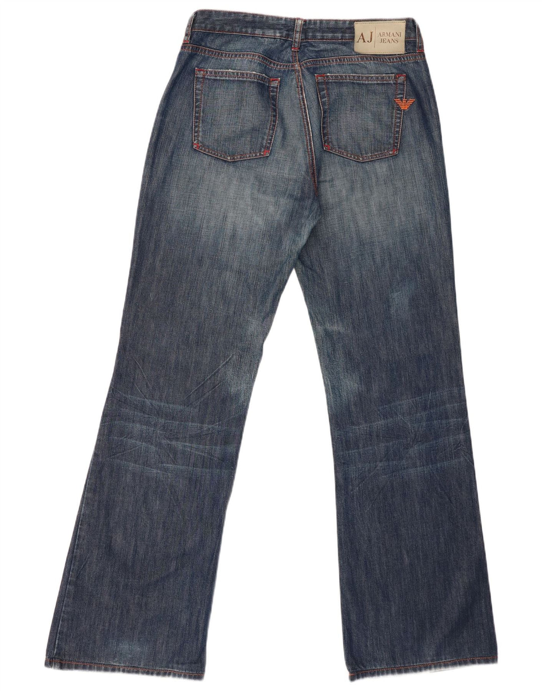 Damskie jeansy rozkloszowane Armani W31 L32 Granatowe, bawełniane