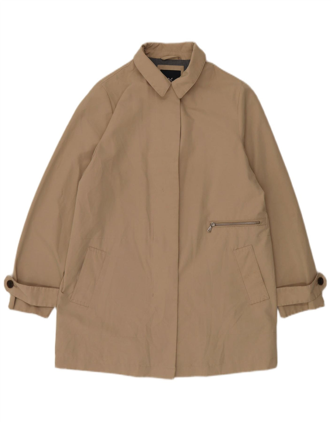 Crew Clothing Płaszcz damski UK 12, średni beż, bawełna